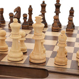 Dal Rossi Chess/Checkers/Backgammon Folding Set (16 inches)