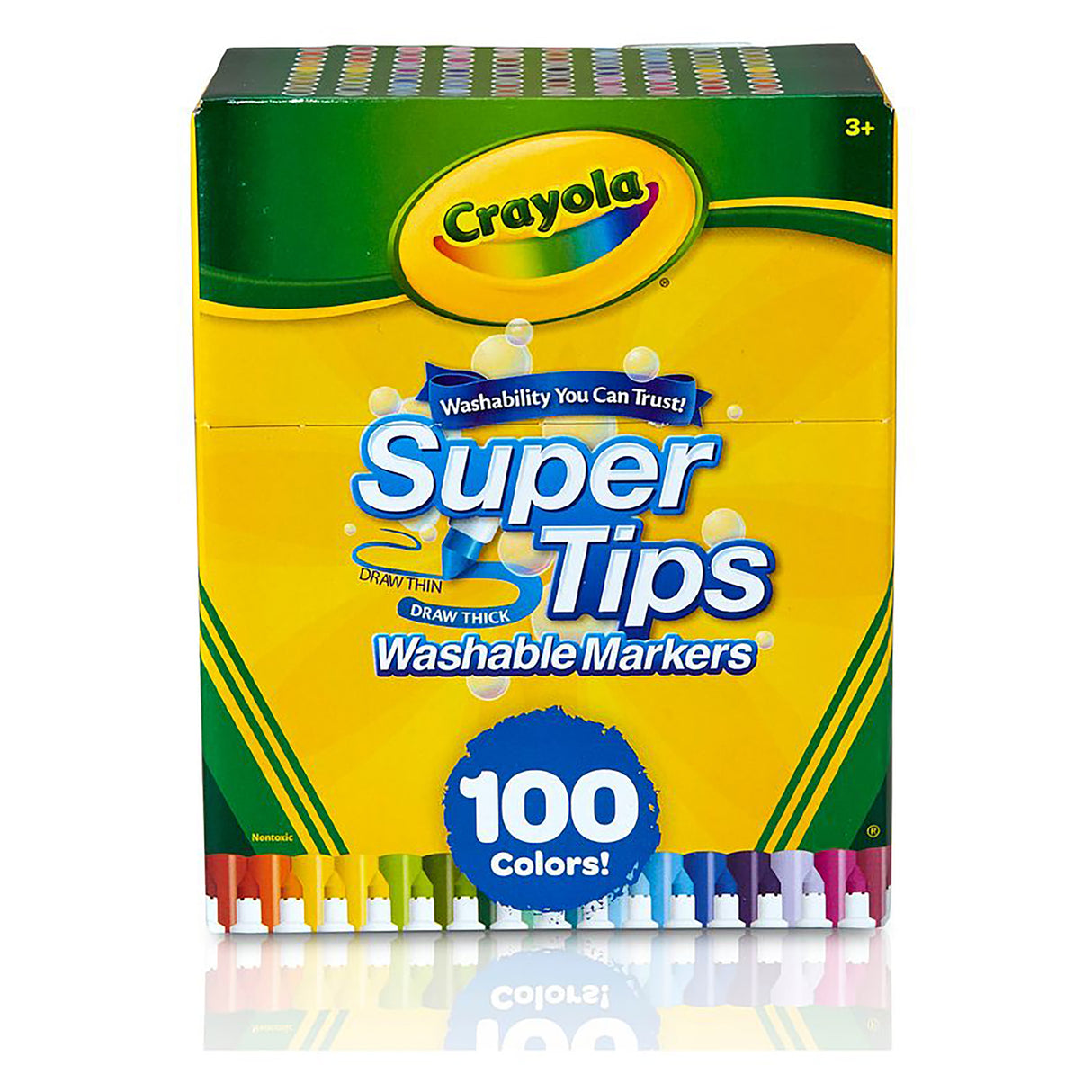 Crayola Super Tips Markers (Pack of 100)