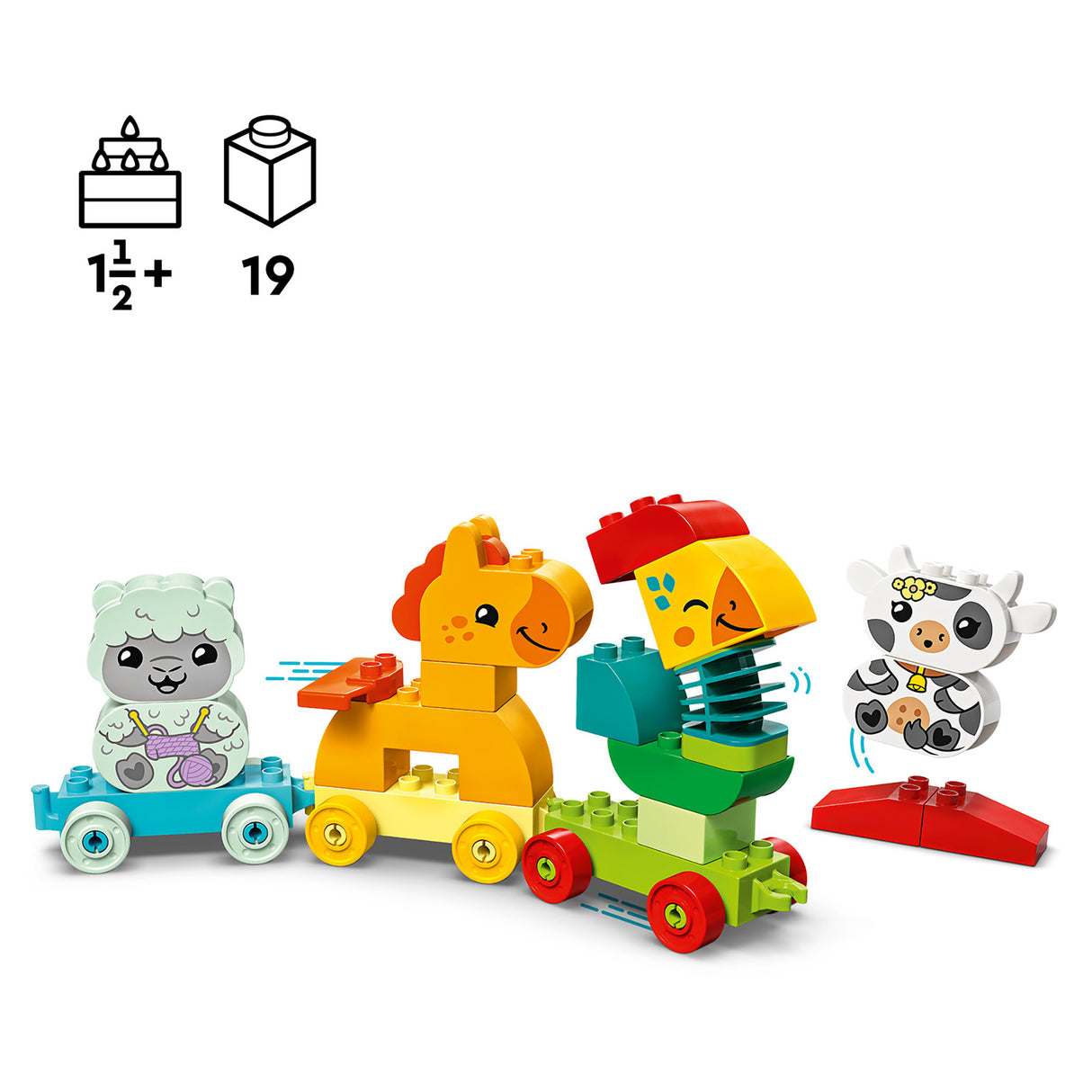 LEGO Duplo Animal Train 10412, (19-pieces)