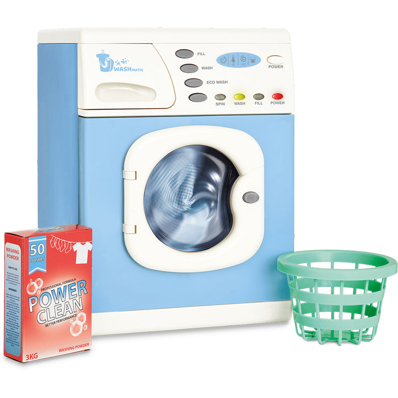 Casdon Electric Toy Washer Pastel Blue