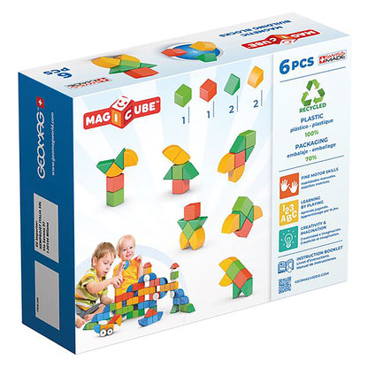 Geomag Magicubes Shapes Recycled (6 pieces)