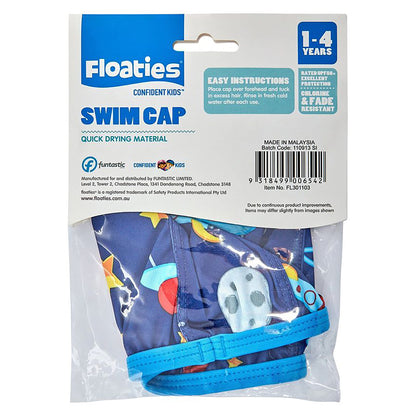 Floaties Swim Cap, Blue (1-4 years)