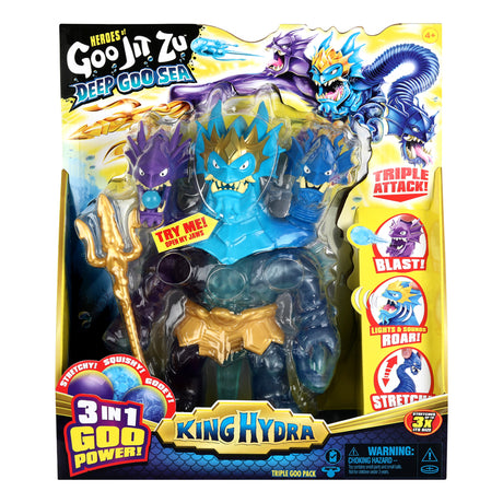 Heroes Of Goo Jit Zu Deep Goo Sea King Hydra Triple Goo Pack