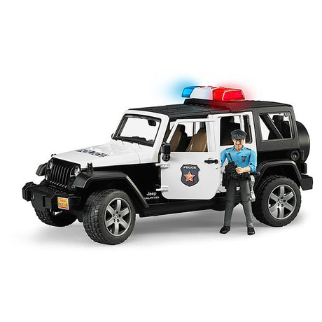 Bruder 1/16 Jeep Wrangler Rubicon Police Vehicle with Policeman