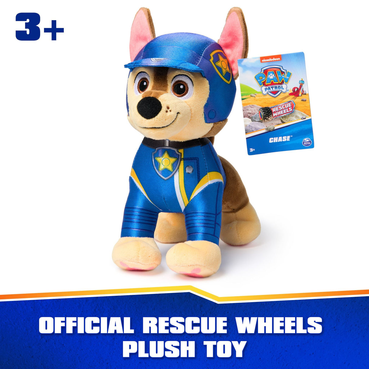 PAW Patrol Rescue Wheels Plush Chase (8-inch)