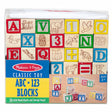 Melissa & Doug Wooden ABC/123 Blocks