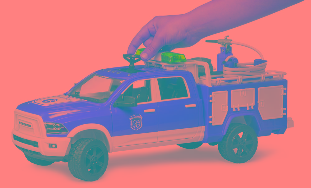 Bruder Ram 2500 Fire Engine Truck