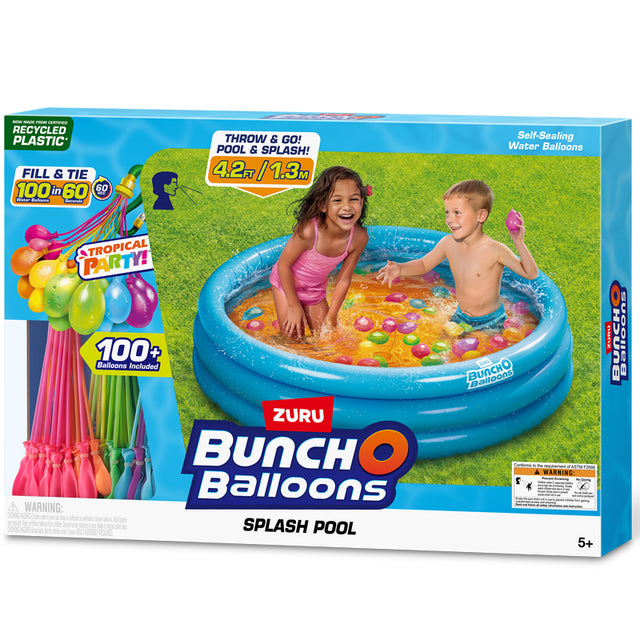 ZURU Bunch O Balloons Splash Pool with 100 Water Balloons