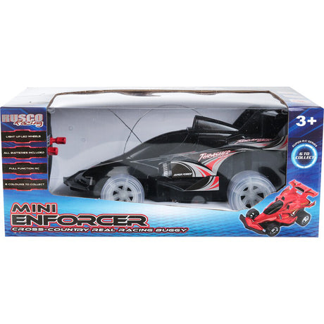 Rusco Racing Mini Enforcer RC Light Up Buggy in Gray