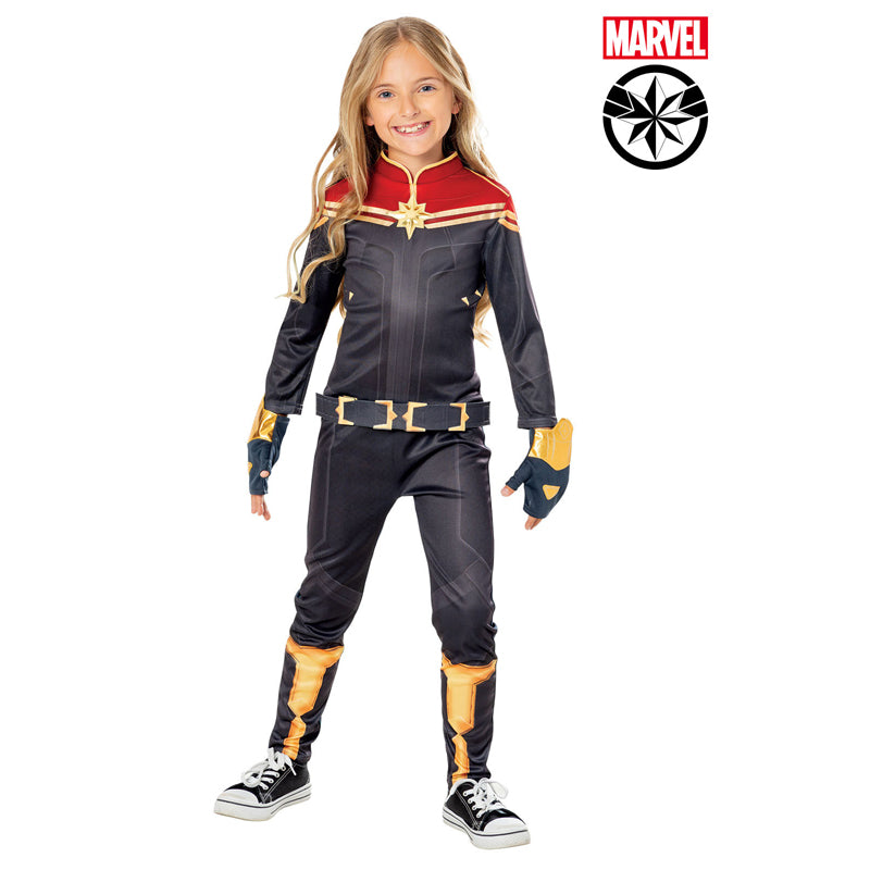 Captain Marvel Deluxe Girls Costume