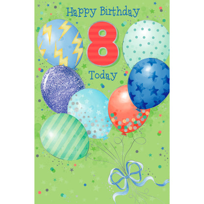 Elegance Card Birthday Boy 8th