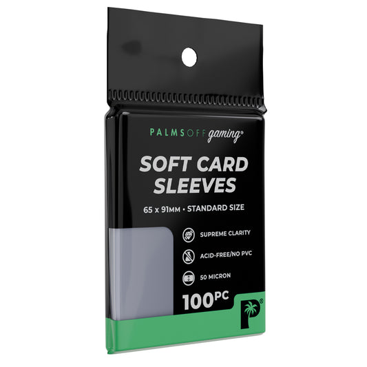 Palms Off Gaming Soft Card Sleeves - Standard Size 100pc