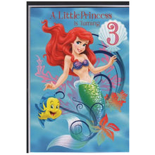 Little Mermaid You're 3 Greeting Card