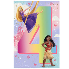 Disney's Moana and Tangled You're 4! Greeting Card