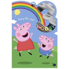 Peppa Pig  You're 3 Greeting Card