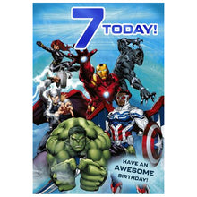 Connections from Hallmark Marvel Avengers 7th Birthday Greeting Card