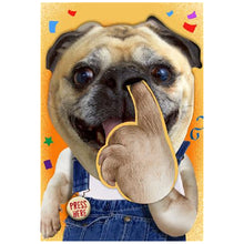 Hallmark Interactive Sound Card Pickin' Dog