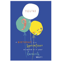 Hallmark Happy Balloons You’re 9! Greeting Card