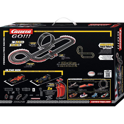 Carrera Formula 1 Free Racing Ferrari & Red Bull 1:43 Slot Car Set