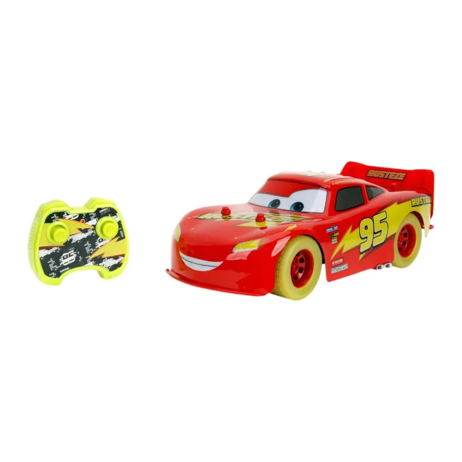 Cars 1:14 Lightning Mcqueen (Glow) Remote Control Car with remote control