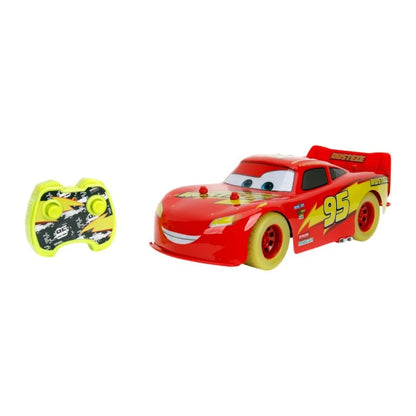 Cars 1:14 Lightning Mcqueen (Glow) Remote Control Car with remote control