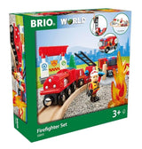 BRIO Train - Rescue Firefighting Train (4 pieces)