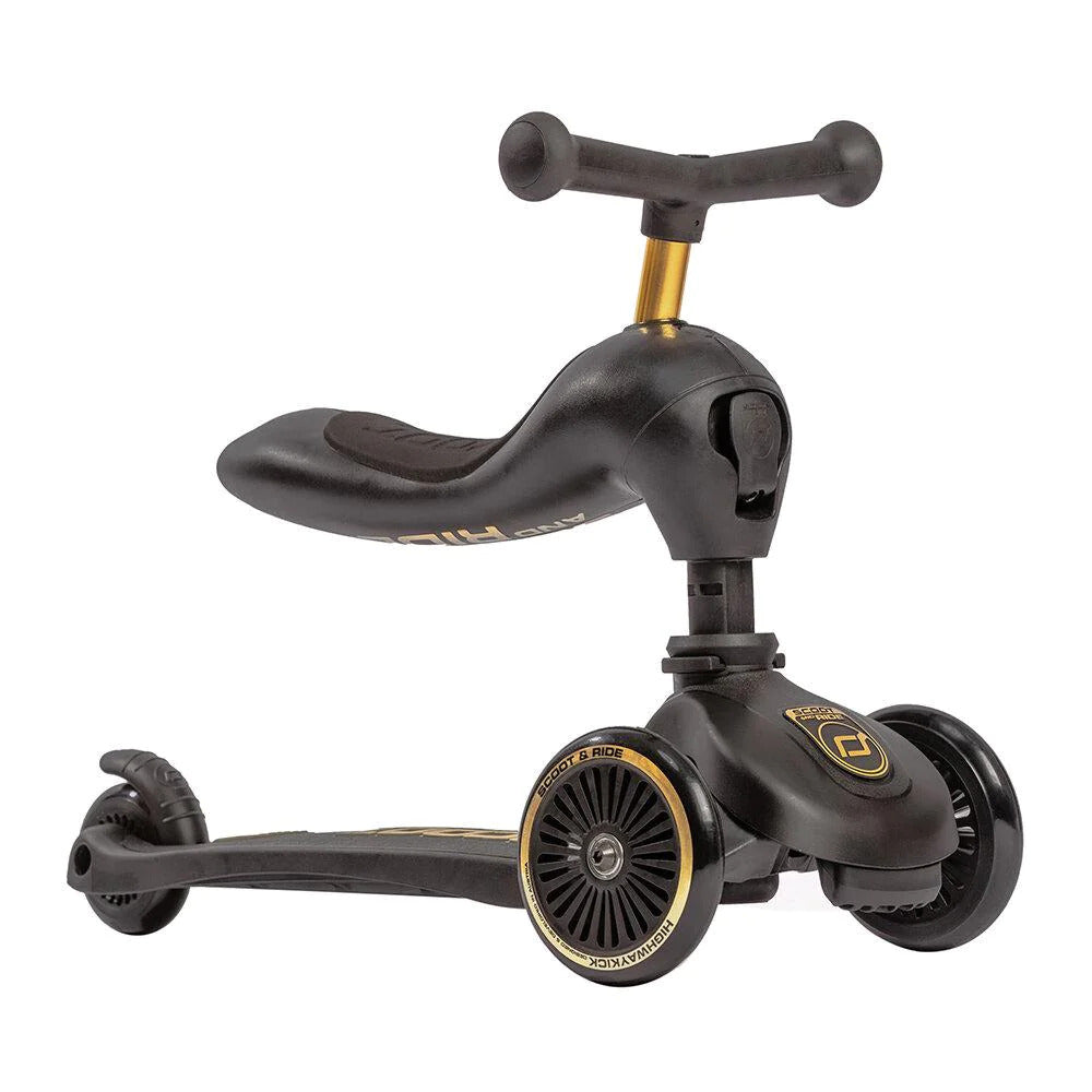 Scoot & Ride Highwaykick 1 Gold Black