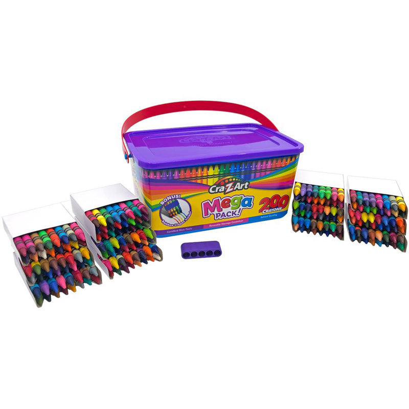 CRA-Z-ART 200 pce Mega Pack Crayons