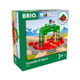BRIO 33476 Turntable and Figure