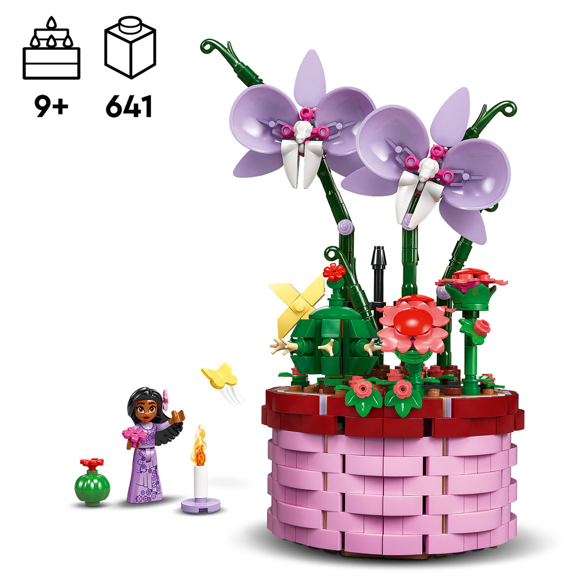 LEGO Disney Isabela'S Flowerpot 43237, (641-Pieces)