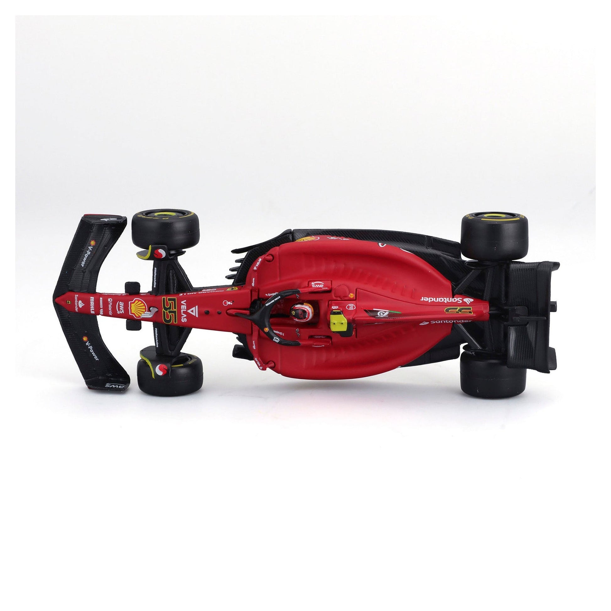 Bburago 1:43 Ferrari Racing 2022 F1 - 75 - Sainz #55 with Driver