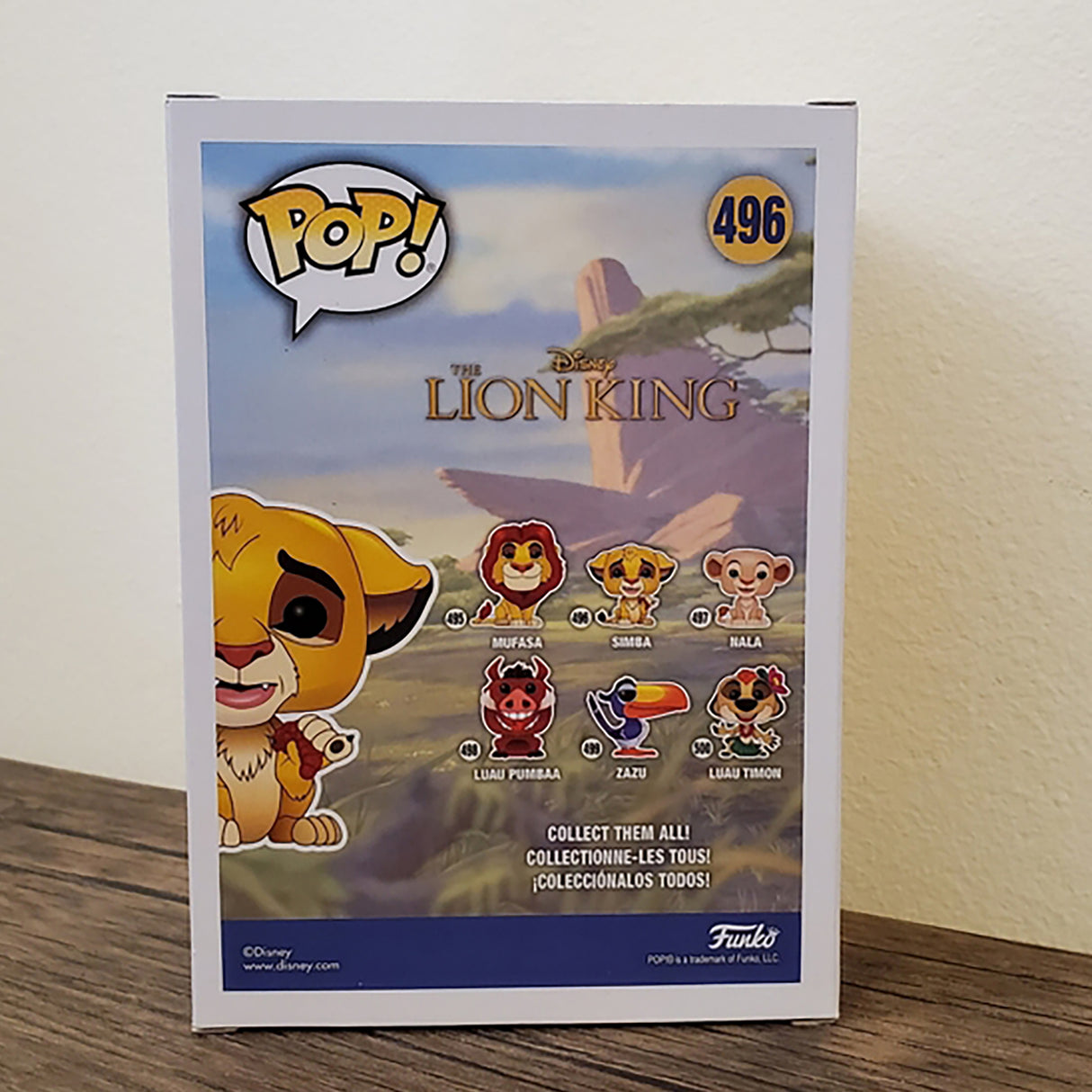 Funko Lion King - Simba with Grub Pop! Vinyl Figure