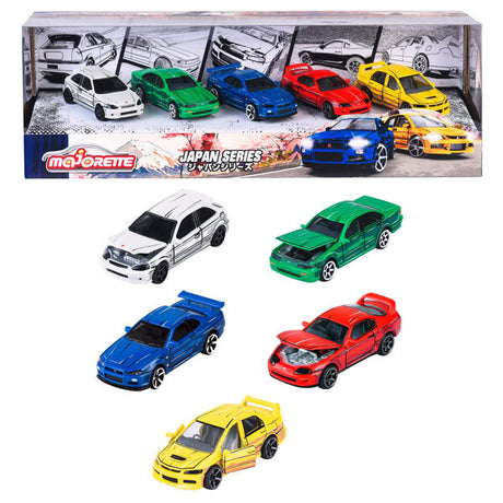 Majorette Japan Series 5pce Vehicle Gift Pack