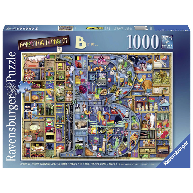 Ravensburger Awesome Alphabet B Puzzle 1000 pieces