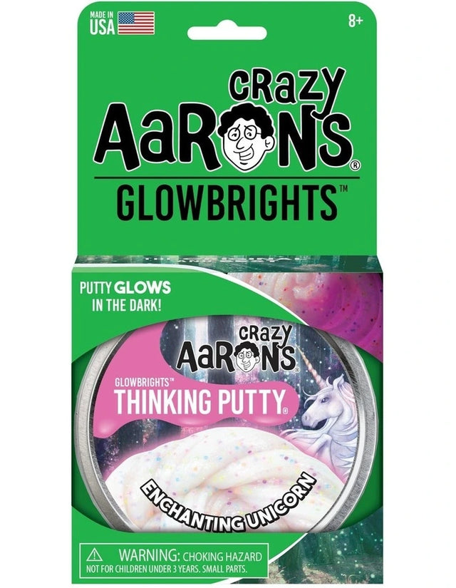 Crazy Aaron's Glowbrights Putty Enchanting Unicorn