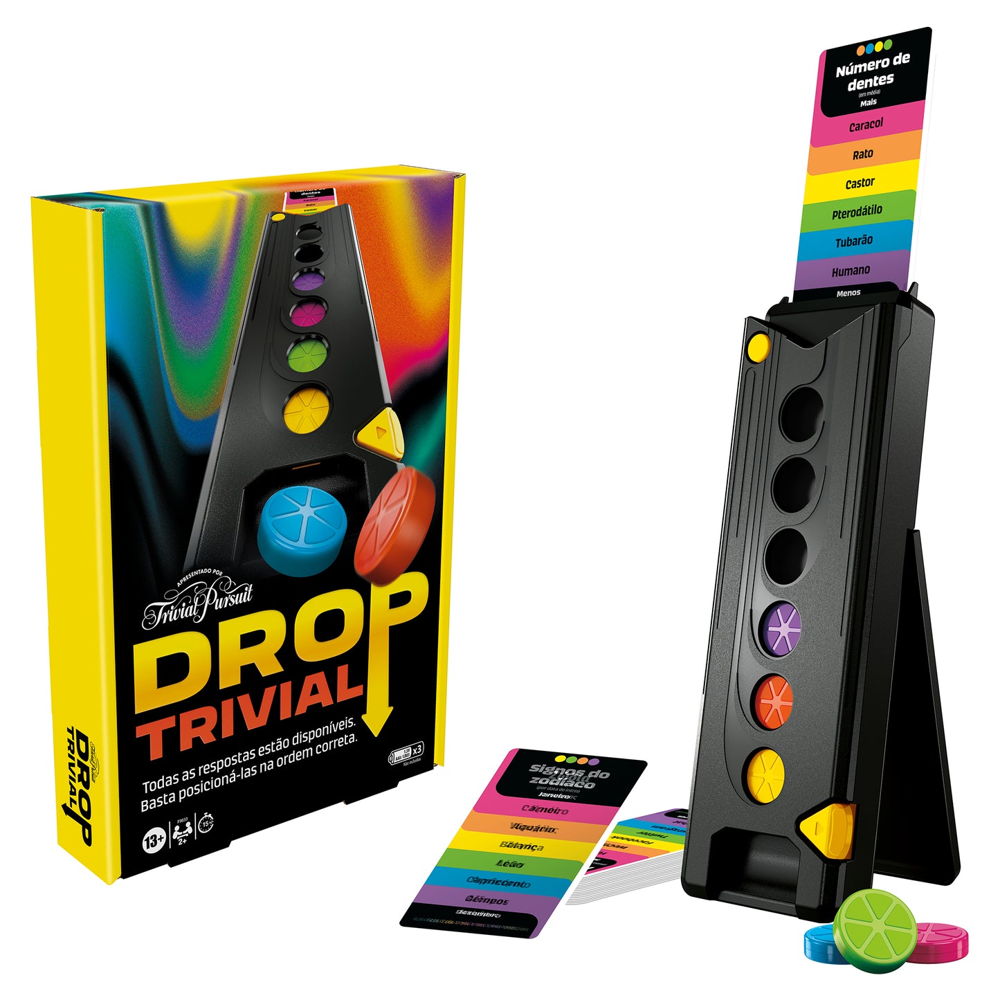 Trivial Pursuit Drop Trivial Tabletop Game