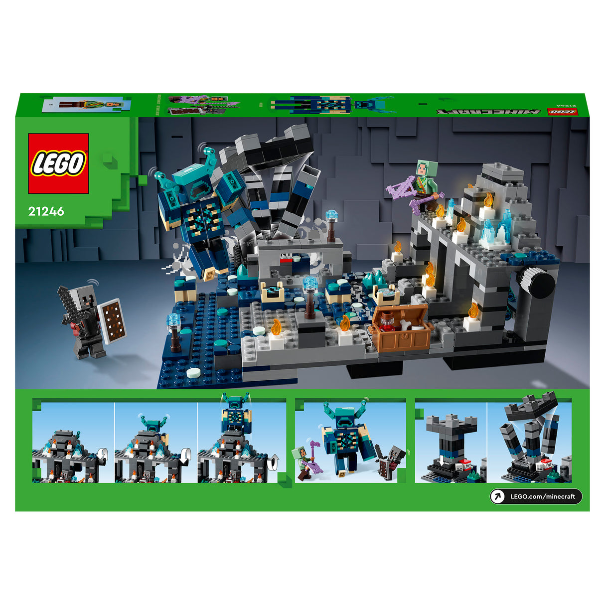 LEGO Minecraft The Deep Dark Battle 21246, (584-pieces)