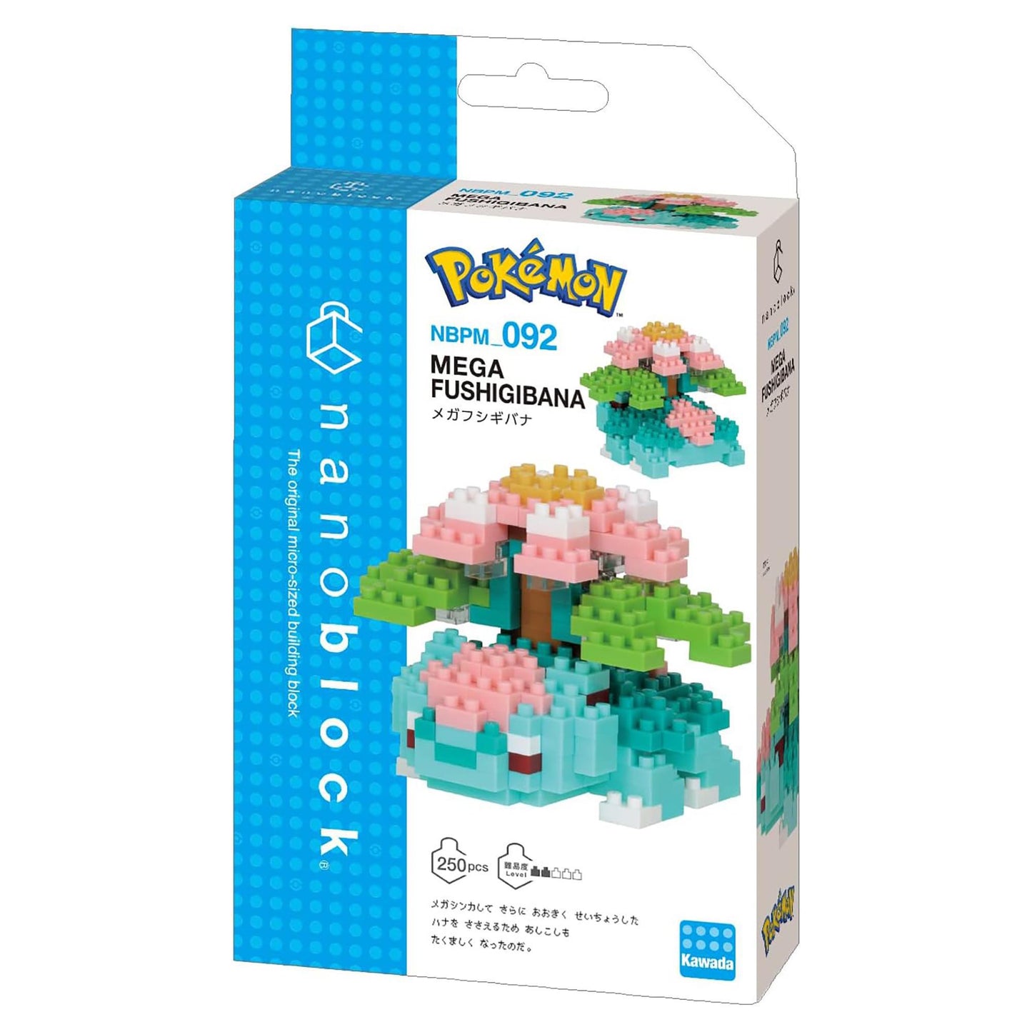 Nanoblock Pokemon Mega-Venusaur (250 pieces)