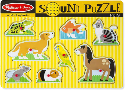 Melissa & Doug Pets Sound Puzzle (8-pieces)