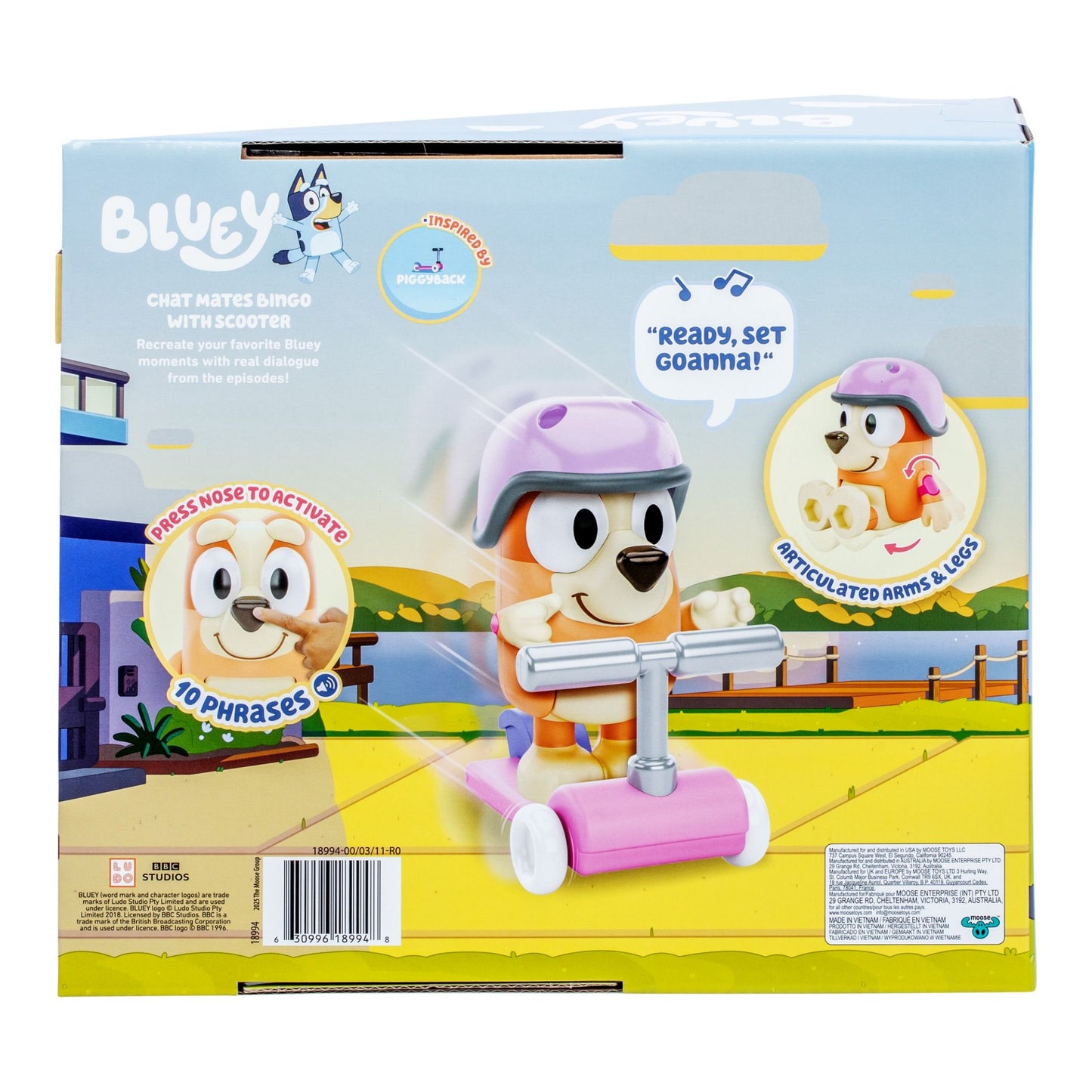 Bluey Chat Mates Bingo & Scooter