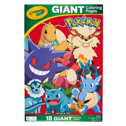 Crayola Giant Coloring Pages Pokemon
