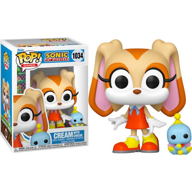 Funko Sonic the Hedgehog Cream with Cheese Pop! Vinyl #1034