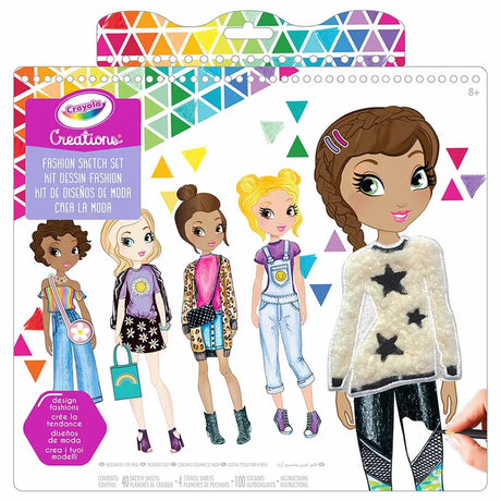 Crayola Creations Fashion Sketch Set