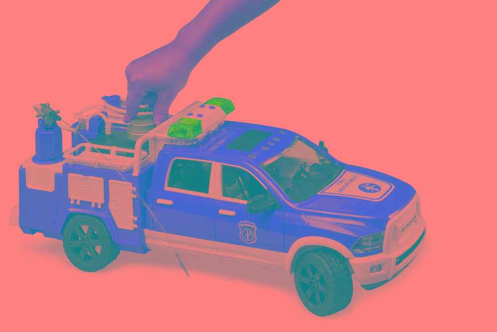 Bruder Ram 2500 Fire Engine Truck