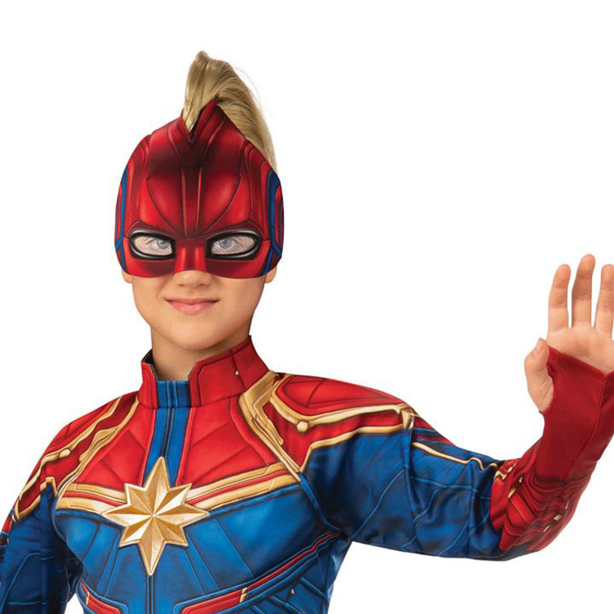 Rubies Captain Marvel Deluxe Hero Suit (6-8 Years)