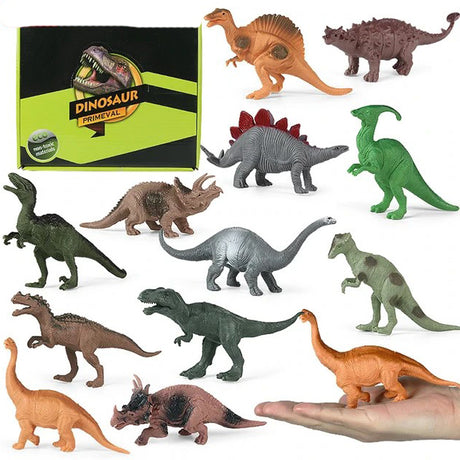 Dinosaurs 12 Pce Animals Figure Box Set