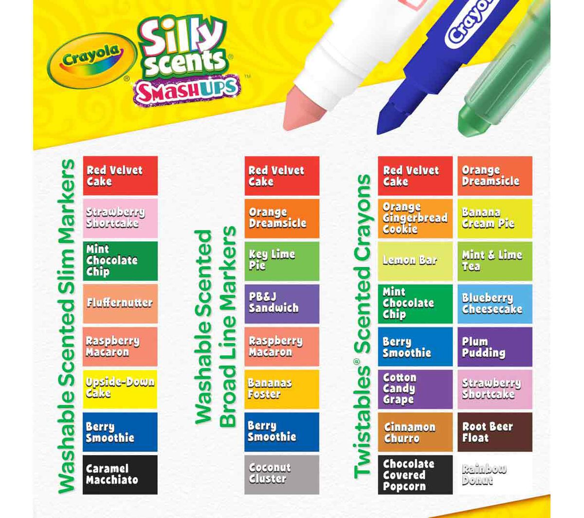 Crayola Silly Scents Mini Art Case Smash Ups