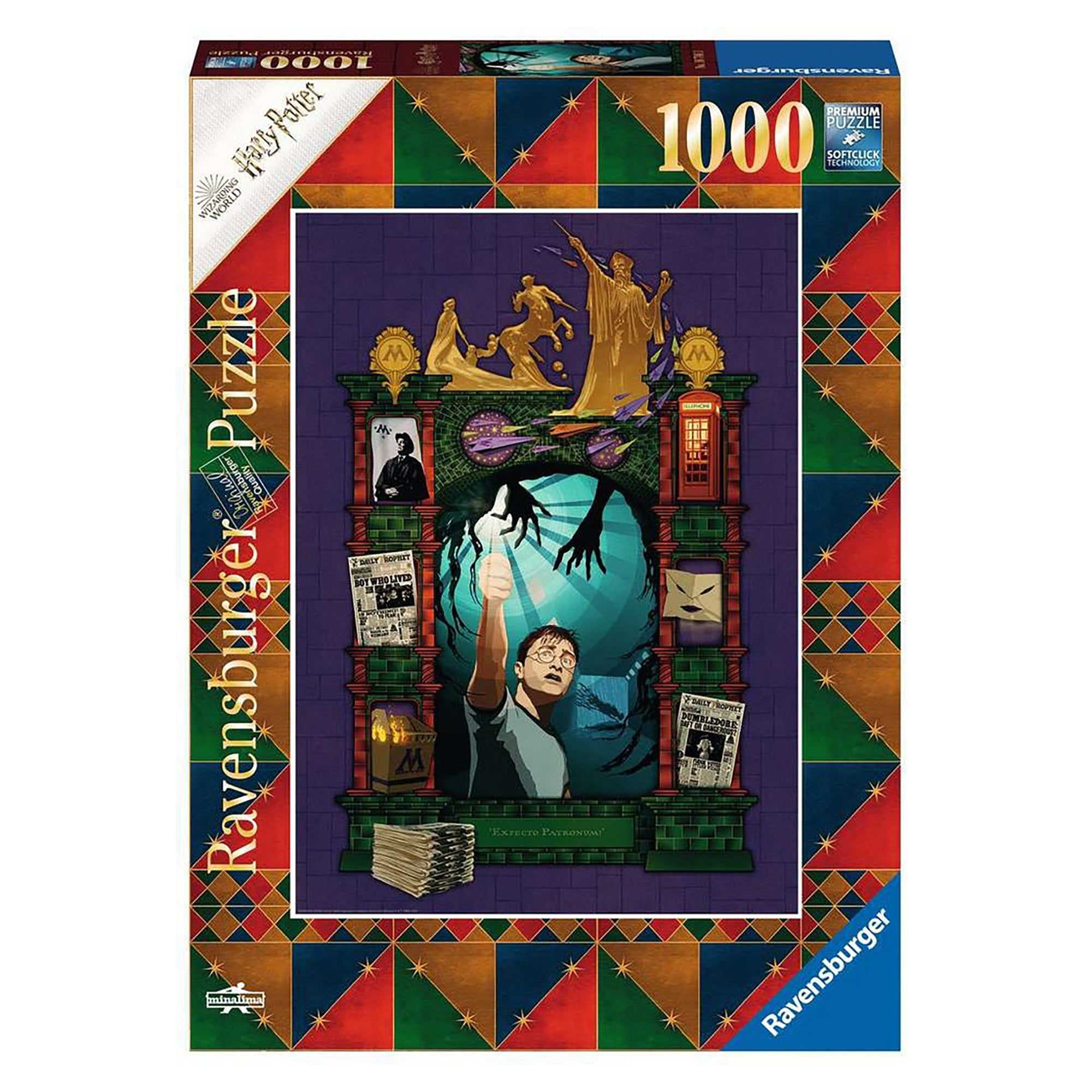 Puzzle Harry Potter and the deathly hallows part 2 1000 pieces by  Minalima - Boutique Harry Potter