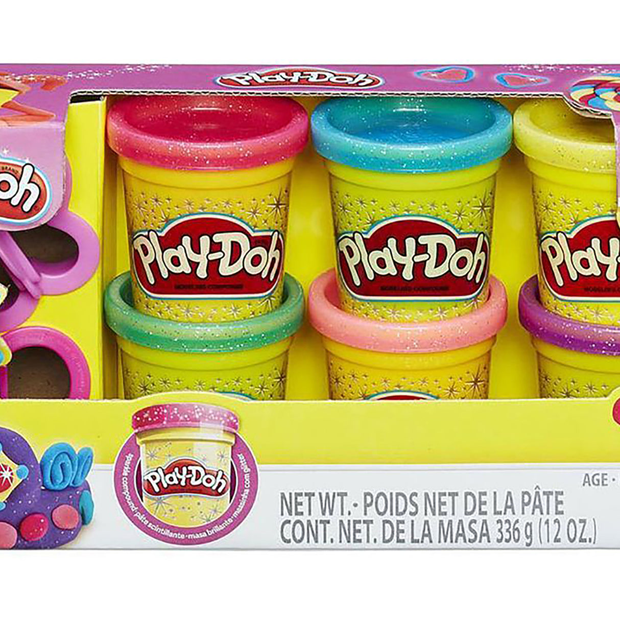Play-Doh Sparkle Compound Collection (Pack of 6)