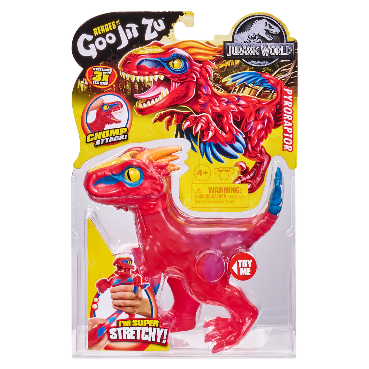 Heroes Of Goo Jit Zu Jurassic World Stretch Heroes - Chomp Attack Pyroraptor
